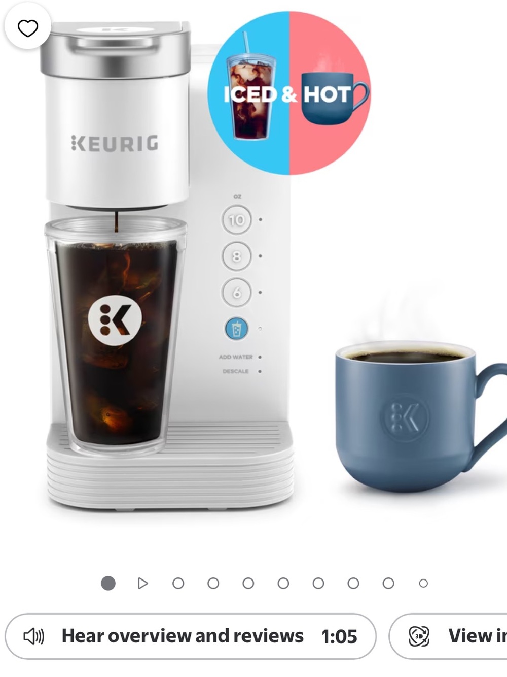 Brand NIB Keurig K-Iced Essentials